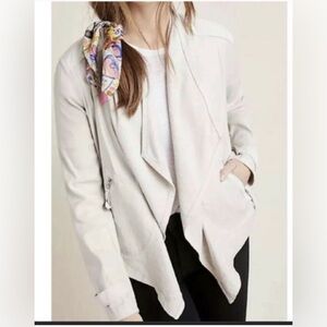 Anthropologie Women’s Gulliver Linen Blend Swing Draped Jacket Size Medium